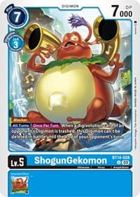 ShogunGekomon - Blast Ace - Digimon Card Game card