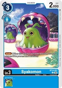 Syakomon - Blast Ace - Digimon Card Game card