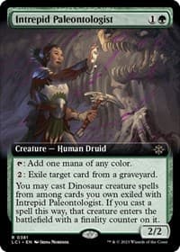 Intrepid Paleontologist (Extended Art) - The Lost Caverns of Ixalan - Magic: The Gathering card