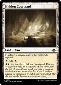 Hidden Courtyard - The Lost Caverns of Ixalan - Magic: The Gathering card