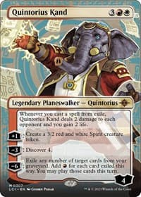 Quintorius Kand (0307) (Borderless) - The Lost Caverns of Ixalan - Magic: The Gathering card