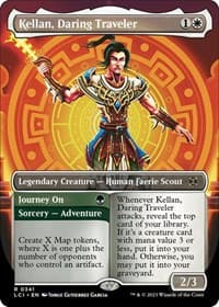Kellan, Daring Traveler (Borderless) - The Lost Caverns of Ixalan - Magic: The Gathering card