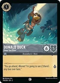 Donald Duck - Deep-Sea Diver - Rise of the Floodborn - Disney Lorcana card