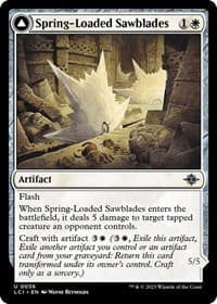 Spring-Loaded Sawblades - The Lost Caverns of Ixalan - Magic: The Gathering card