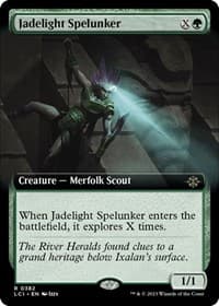 Jadelight Spelunker (Extended Art) - The Lost Caverns of Ixalan - Magic: The Gathering card
