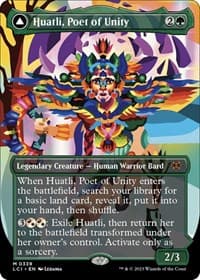 Huatli, Poet of Unity (Borderless) - The Lost Caverns of Ixalan - Magic: The Gathering card