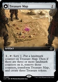 Treasure Map (Extended Art) - The Lost Caverns of Ixalan - Magic: The Gathering card