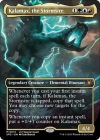 Kalamax, the Stormsire (Borderless) - Special Guests - Magic: The Gathering card