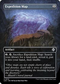 Expedition Map (Borderless) - Commander: The Lost Caverns of Ixalan - Magic: The Gathering card