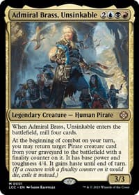 Admiral Brass, Unsinkable - Commander: The Lost Caverns of Ixalan - Magic: The Gathering card
