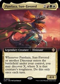 Pantlaza, Sun-Favored (Extended Art) - Commander: The Lost Caverns of Ixalan - Magic: The Gathering card