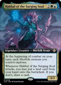 Hakbal of the Surging Soul (Extended Art) - Commander: The Lost Caverns of Ixalan - Magic: The Gathering card