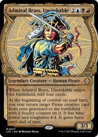Admiral Brass, Unsinkable (Showcase) - Commander: The Lost Caverns of Ixalan - Magic: The Gathering card