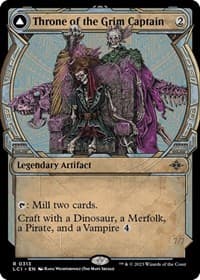 Throne of the Grim Captain (Showcase) - The Lost Caverns of Ixalan - Magic: The Gathering card