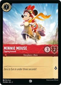 Minnie Mouse - Zipping Around - Rise of the Floodborn - Disney Lorcana card