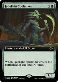 Jadelight Spelunker (Extended Art) - Buy-A-Box Promos - Magic: The Gathering card