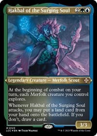 Hakbal of the Surging Soul (Display Commander) - Thick Stock - Commander: The Lost Caverns of Ixalan - Magic: The Gathering card