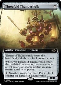 Threefold Thunderhulk (Extended Art) - The Lost Caverns of Ixalan - Magic: The Gathering card