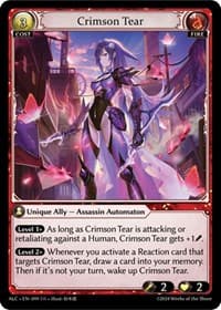 Crimson Tear - Alchemical Revolution - Grand Archive TCG card