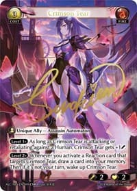 Crimson Tear (CSR) (ALC1E) - Alchemical Revolution - Grand Archive TCG card
