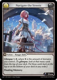 Navigate the Streets - Alchemical Revolution - Grand Archive TCG card