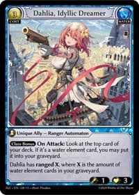 Dahlia, Idyllic Dreamer - Alchemical Revolution - Grand Archive TCG card