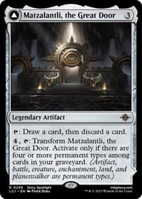 Matzalantli, the Great Door - The Lost Caverns of Ixalan - Magic: The Gathering card