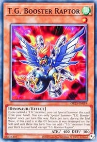 T.G. Booster Raptor - OTS Tournament Pack 23 - YuGiOh card