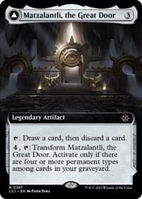 Matzalantli, the Great Door (Extended Art) - The Lost Caverns of Ixalan - Magic: The Gathering card
