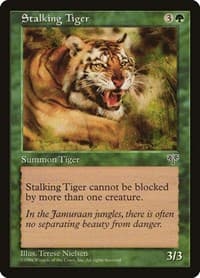 Stalking Tiger - Mirage - Magic: The Gathering card