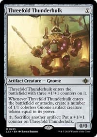 Threefold Thunderhulk - The Lost Caverns of Ixalan - Magic: The Gathering card