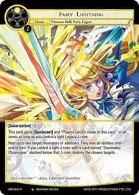 Fairy Lightning - Judgment of the Rogue Planet - Force of Will card
