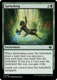 Spelunking - The Lost Caverns of Ixalan - Magic: The Gathering card