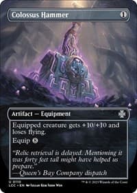 Colossus Hammer (Borderless) - Commander: The Lost Caverns of Ixalan - Magic: The Gathering card