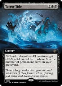 Terror Tide (Extended Art) - The Lost Caverns of Ixalan - Magic: The Gathering card