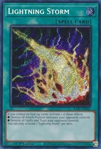 Lightning Storm (Secret Rare) - 25th Anniversary Rarity Collection - YuGiOh card