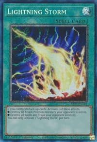 Lightning Storm (PCR) - 25th Anniversary Rarity Collection - YuGiOh card