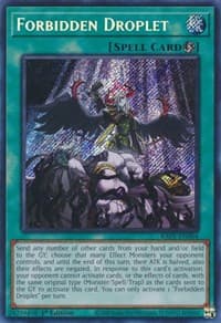 Forbidden Droplet (Secret Rare) - 25th Anniversary Rarity Collection - YuGiOh card