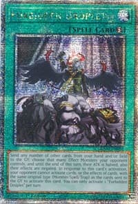 Forbidden Droplet (Quarter Century Secret Rare) - 25th Anniversary Rarity Collection - YuGiOh card
