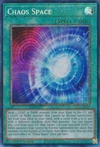 Chaos Space (PCR) - 25th Anniversary Rarity Collection - YuGiOh card