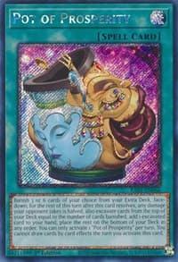Pot of Prosperity (Platinum Secret Rare) - 25th Anniversary Rarity Collection - YuGiOh card