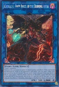Cherubini, Ebon Angel of the Burning Abyss (Platinum Secret Rare) - 25th Anniversary Rarity Collection - YuGiOh card