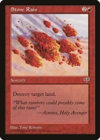 Stone Rain - Mirage - Magic: The Gathering card