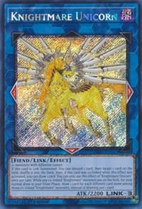 Knightmare Unicorn (Platinum Secret Rare) - 25th Anniversary Rarity Collection - YuGiOh card