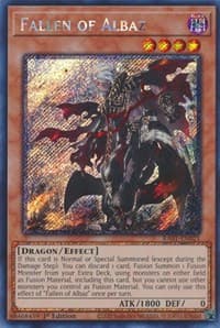 Fallen of Albaz (Platinum Secret Rare) - 25th Anniversary Rarity Collection - YuGiOh card