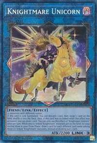 Knightmare Unicorn (Alternate Art) (PCR) - 25th Anniversary Rarity Collection - YuGiOh card