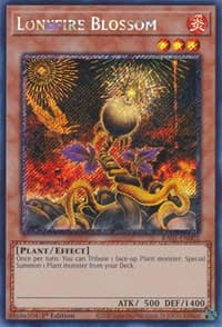 Lonefire Blossom (Platinum Secret Rare) - 25th Anniversary Rarity Collection - YuGiOh card
