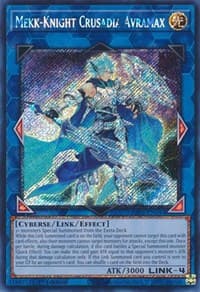 Mekk-Knight Crusadia Avramax (Platinum Secret Rare) - 25th Anniversary Rarity Collection - YuGiOh card