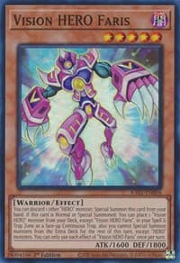 Vision HERO Faris - 25th Anniversary Rarity Collection - YuGiOh card