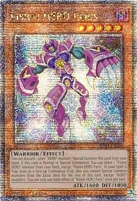 Vision HERO Faris (Quarter Century Secret Rare) - 25th Anniversary Rarity Collection - YuGiOh card